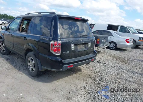 2006 Honda Pilot Ex-L из США, поврежденный, VIN 2HKYF18696H560224